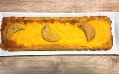 Crostata alla lavanda e crema di arancello