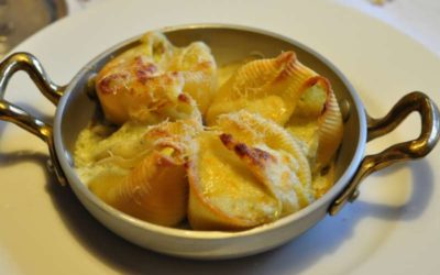 Conchiglioni gratinati ripieni di Gorgonzola DOP