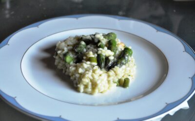 Vialone nano con asparagi e capesante